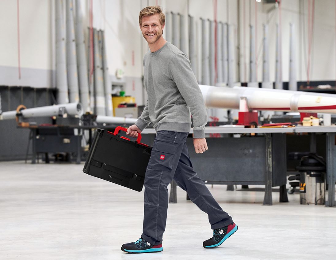 Shirts & Co.: Sweatshirt e.s.industry + grau melange 1