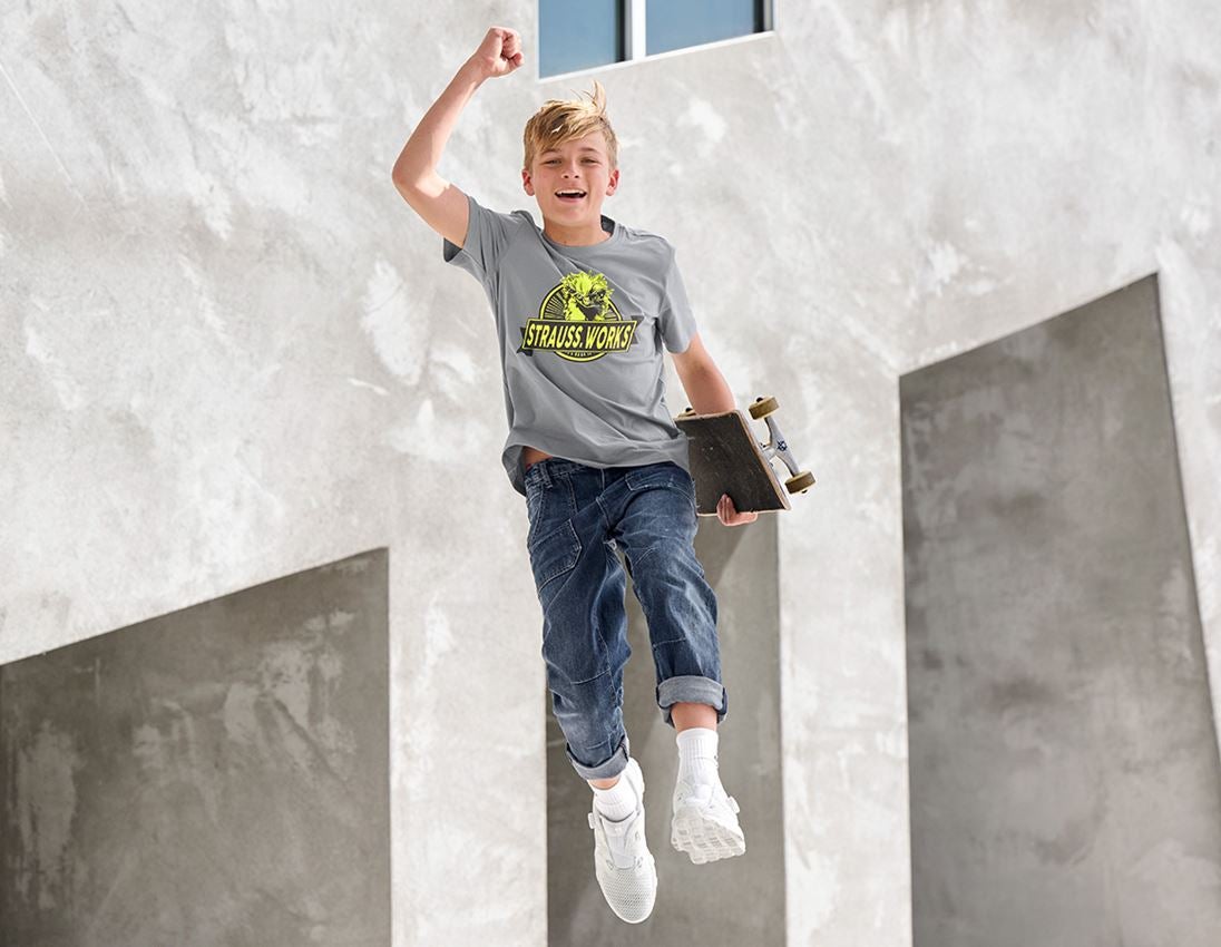 Shirts & Co.: e.s. T-Shirt strauss works, Kinder + platin 2