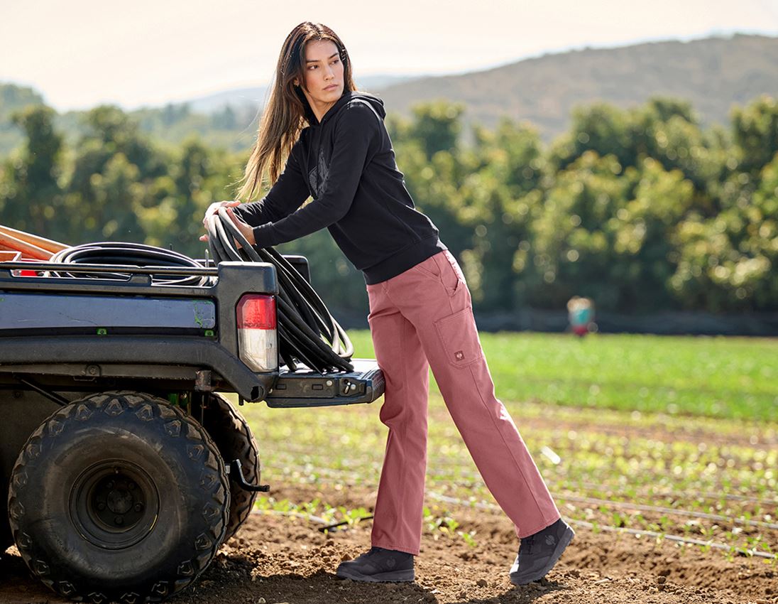 Shirts & Co.: Hoody-Sweatshirt e.s.iconic works, Damen + schwarz 3