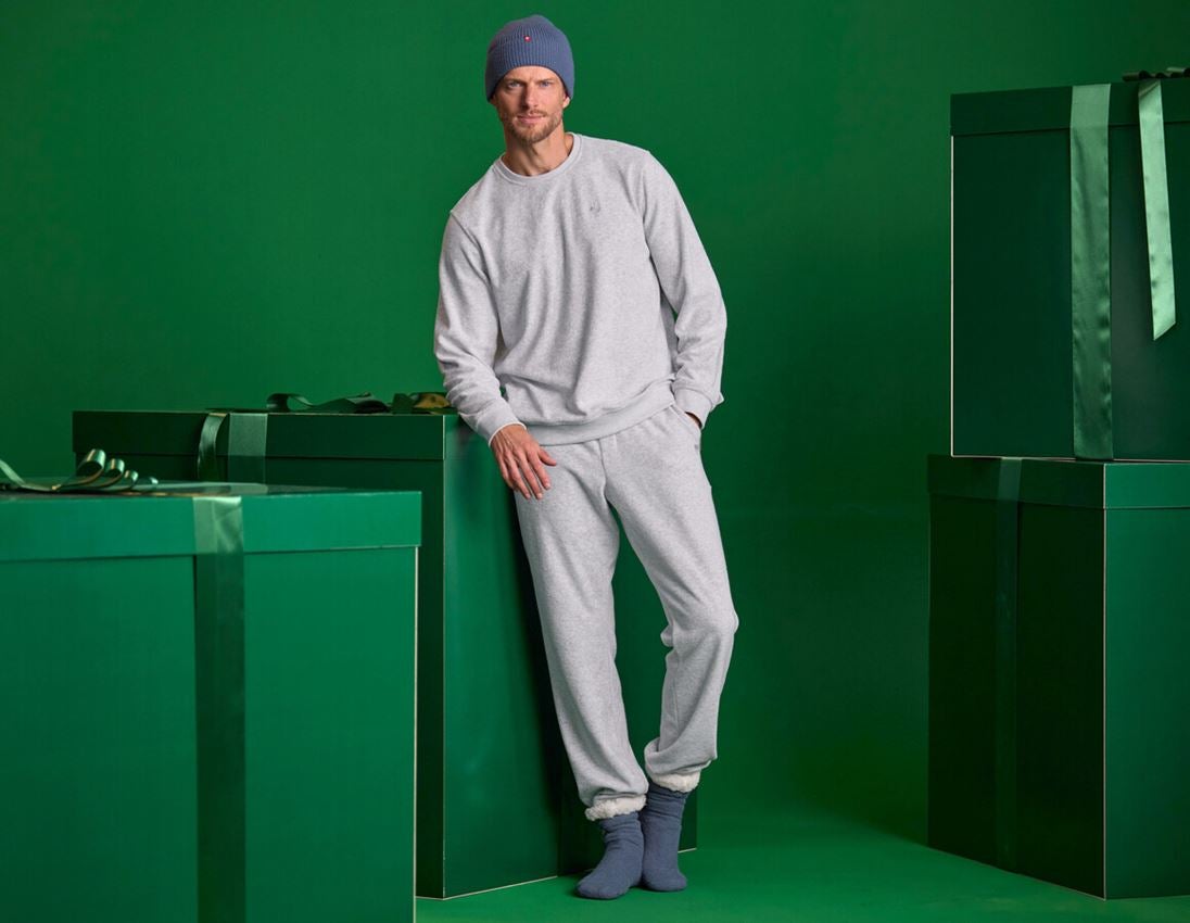 Kleine Geschenke: e.s. Sweatshirt Terry + graumeliert 1