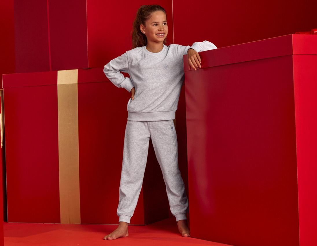 Neuheiten: e.s. Sweatshirt Terry, Kinder + graumeliert 3