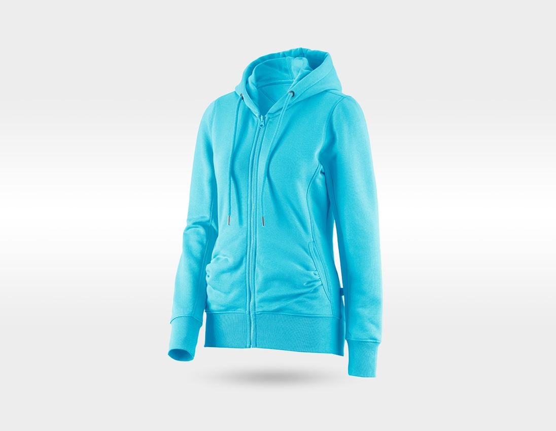 Shirts & Co.: SET: Sweatjacke + Hoody-Sweatjacke poly cotton, D. + capri 1