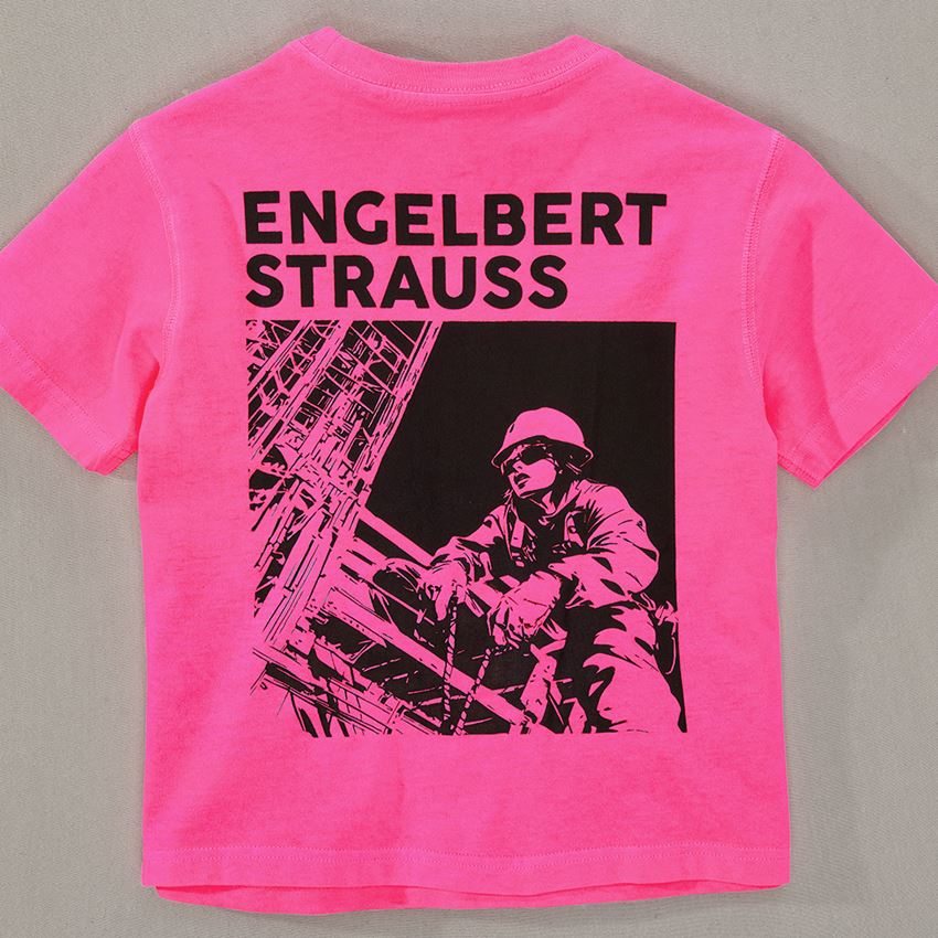 Shirts & Co.: e.s. T-Shirt neon, Kinder + neonpink vintage 2