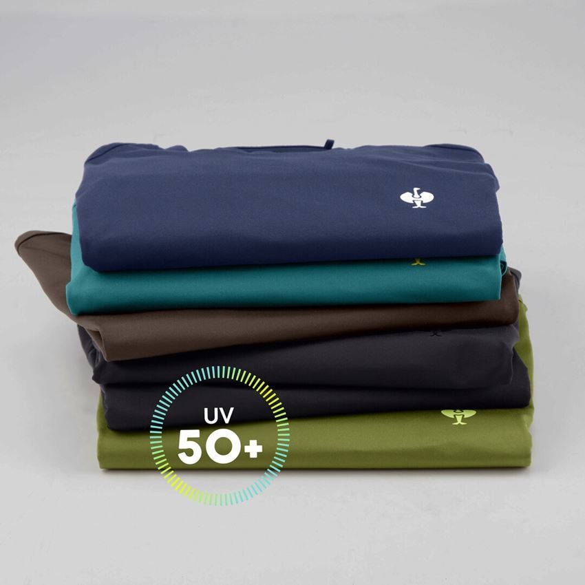 Shirts & Co.: Funktions T-Shirt UV e.s.trail + smaragdgrün/chromgelb 2