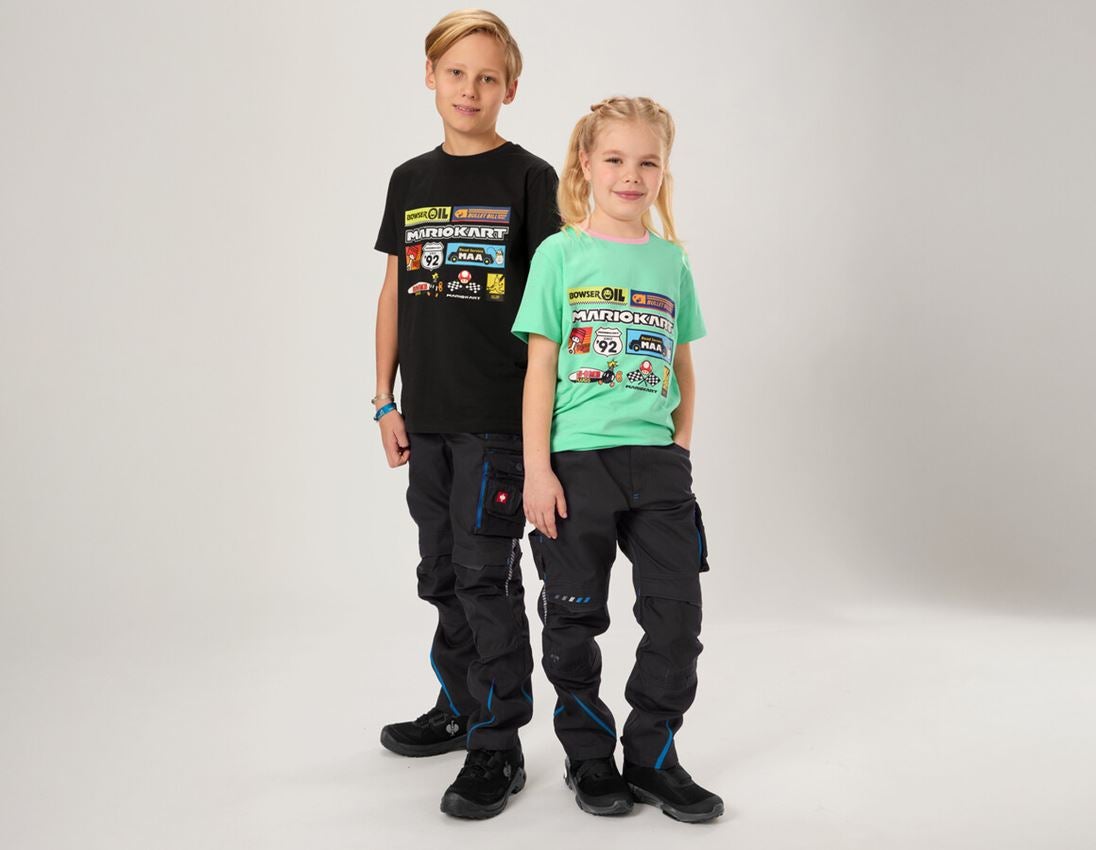 Kollaborationen: Mario Kart T-Shirt, Kinder + cameogrün 1