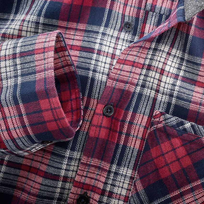 Shirts & Co.: Karohemd e.s.vintage + rot kariert 2