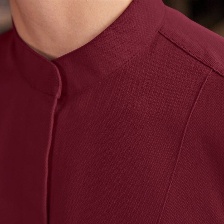 Shirts & Co.: e.s. Hybrid Kochhemd, Damen + bordeaux 2
