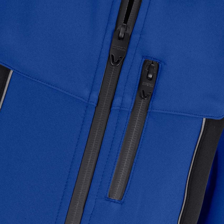 Jacken: Softshell Jacke e.s.vision, Kinder + kornblau/schwarz 2