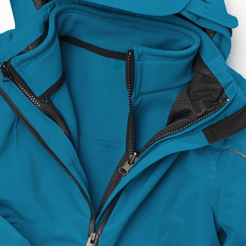 Jacken: 3 in 1 Funktionsjacke e.s.vision, Kinder + dunkles petrol 2