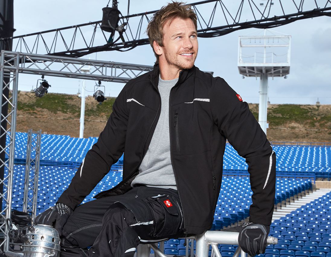Jacken: Softshelljacke e.s.motion 2020 + schwarz 1