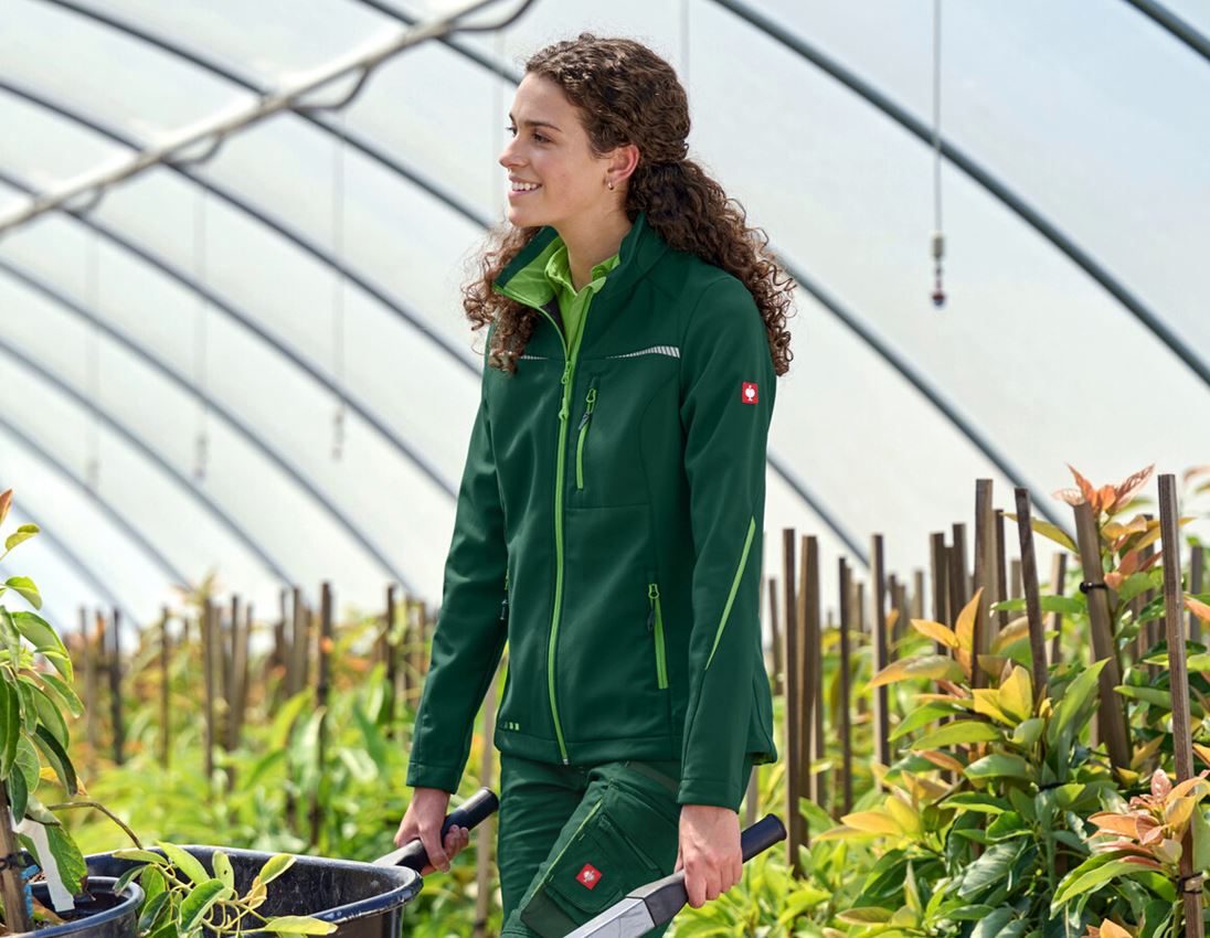 Jacken: Softshelljacke e.s.motion 2020, Damen + grün/seegrün 1