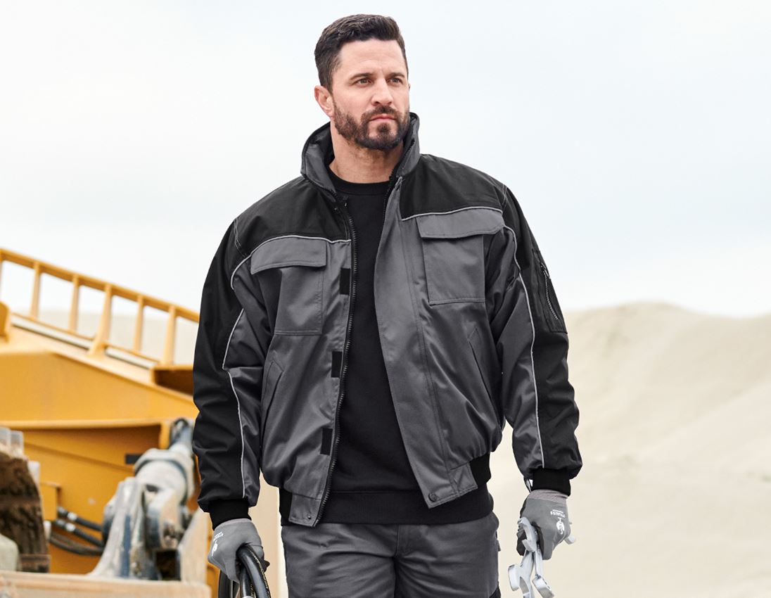 Themen: Funktionsjacke e.s.image + grau/schwarz 1