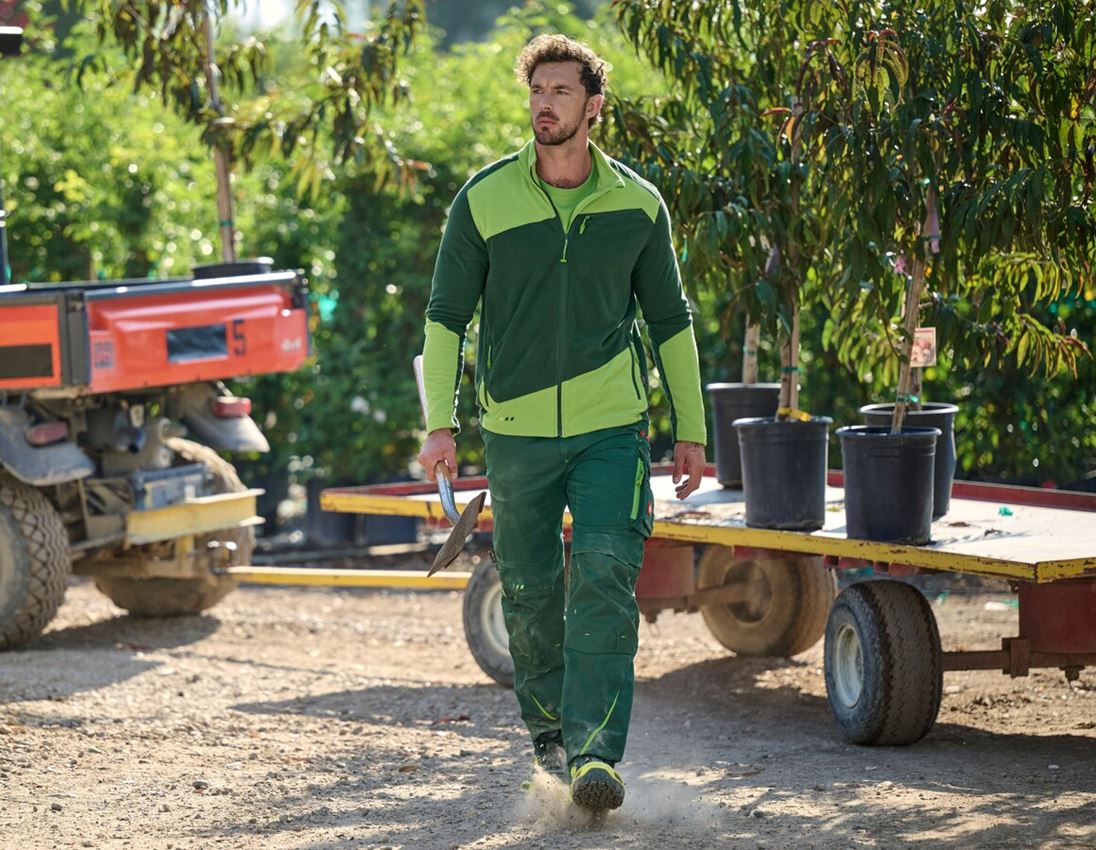 Jacken: Fleece Jacke e.s.motion 2020 + grün/seegrün 1