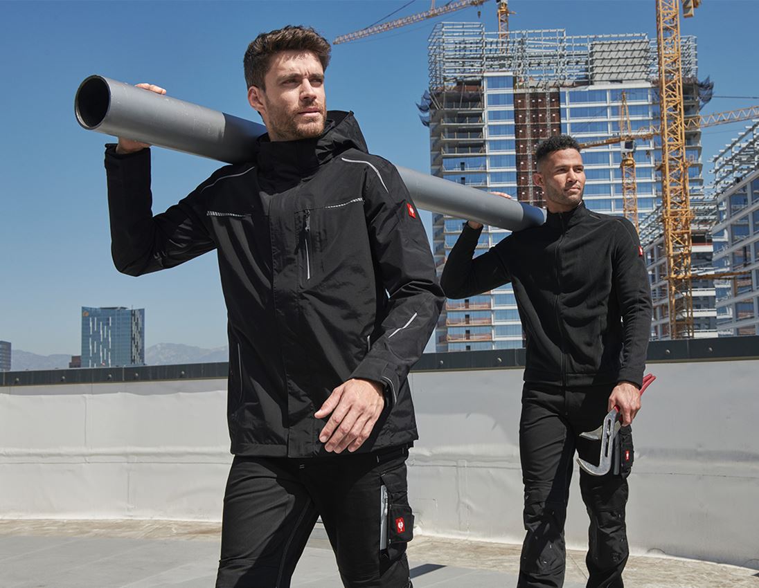 Jacken: 3 in 1 Funktionsjacke e.s.motion 2020, Herren + schwarz/platin 2
