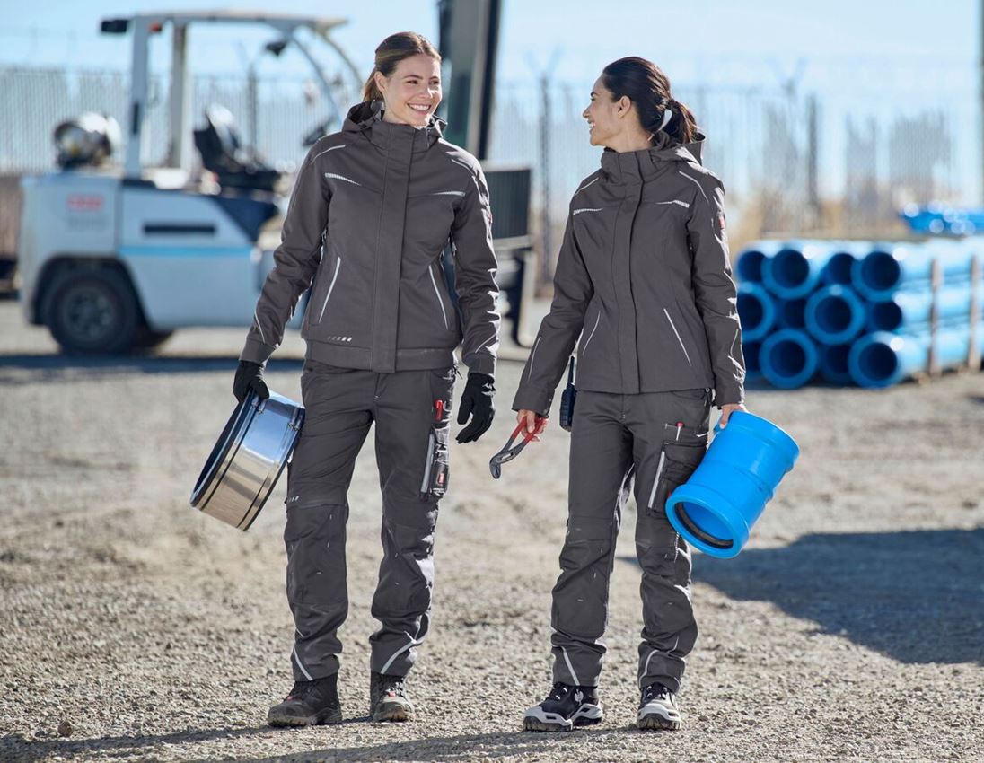 Jacken: 3 in 1 Funktionsjacke e.s.motion 2020, Damen + anthrazit/platin 2