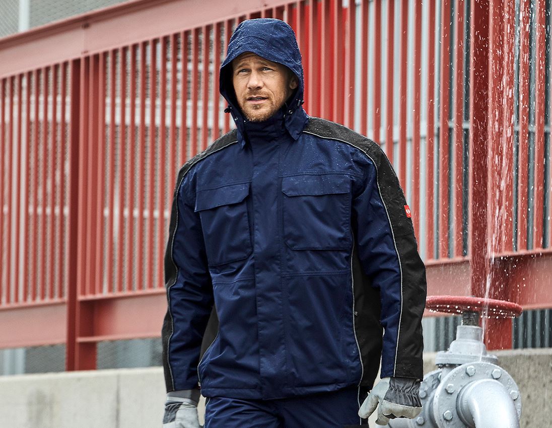 Jacken: Funktionsjacke e.s.prestige + dunkelblau/schwarz