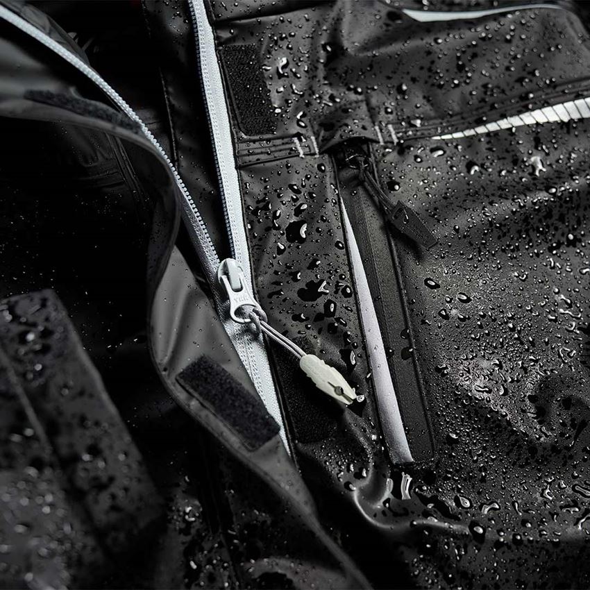 Jacken: Regenjacke e.s.motion 2020 superflex, Damen + schwarz/platin 2