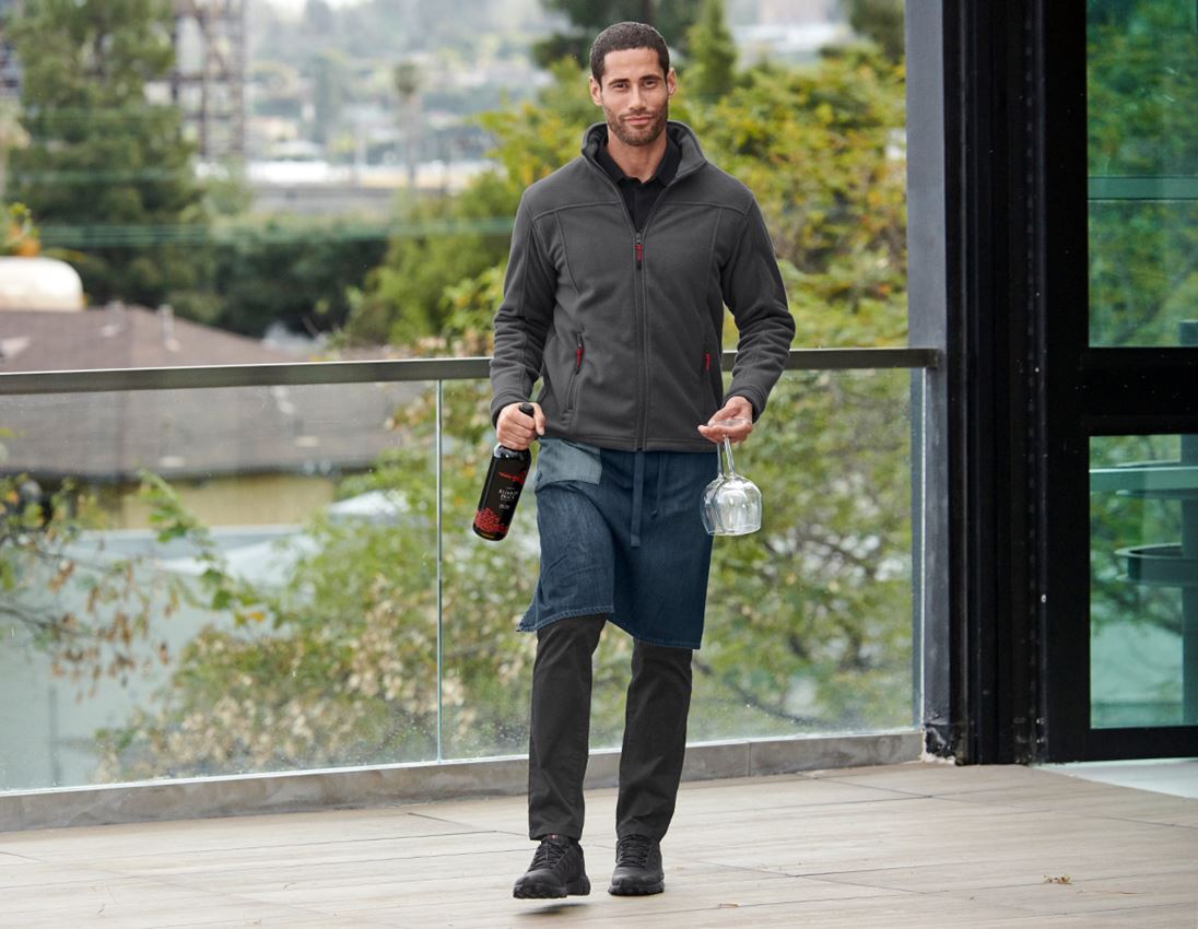 Jacken: Fleecejacke e.s.classic + anthrazit 1