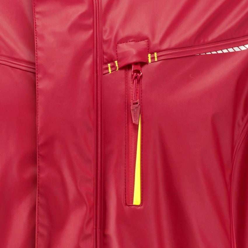 Jacken: Regenjacke e.s.motion 2020 superflex + feuerrot/warngelb 2