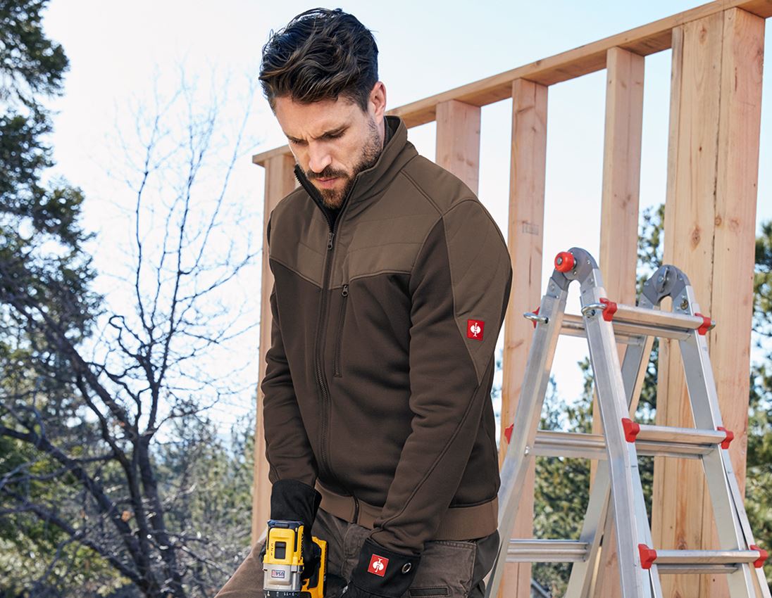 Jacken: Jacke thermaflor e.s.dynashield + kastanie/haselnuss 1