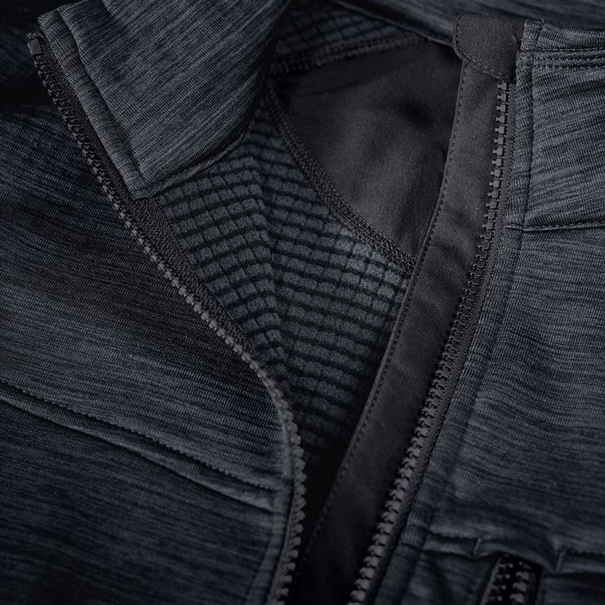 Jacken: Jacke isocell e.s.dynashield + schwarz melange 2
