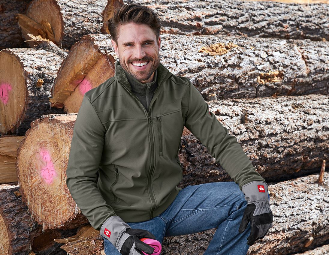 Jacken: Jacke shellloft e.s.dynashield + thymian