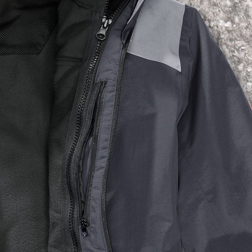 Jacken: e.s. 3 in 1 Funktionsjacke, Herren + graphit/zement 2