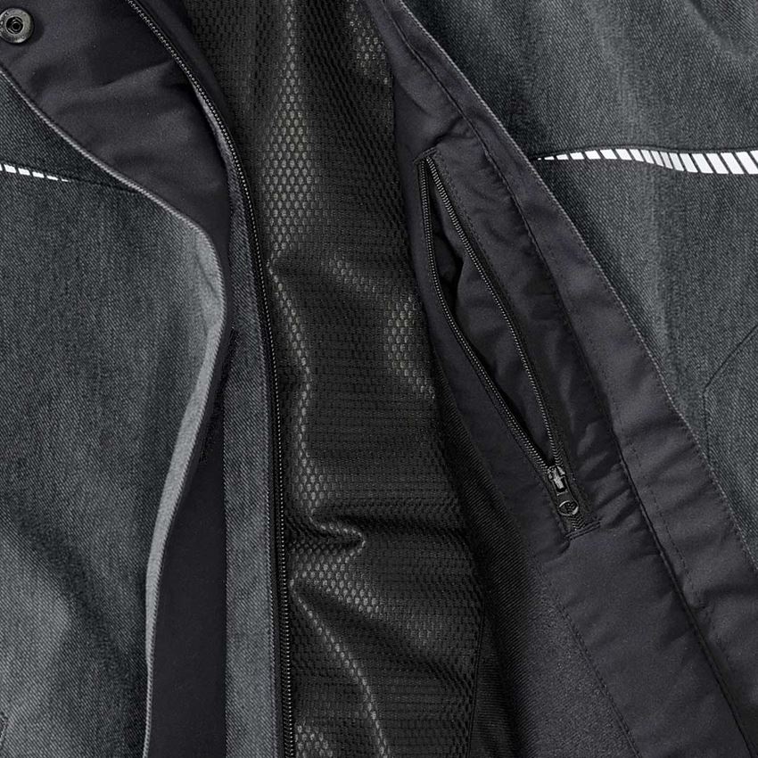 Kälte: Winter Funktions-Pilotenjacke e.s.motion denim,Da + graphit 2