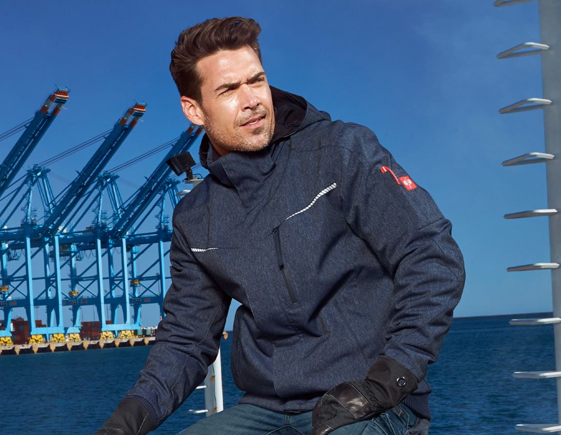 Themen: Winter Funktions-Pilotenjacke e.s.motion denim + indigo