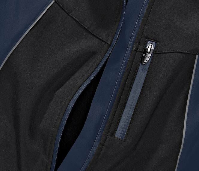 Jacken: Softshelljacke e.s.vision, Damen + schwarz/pazifik 2