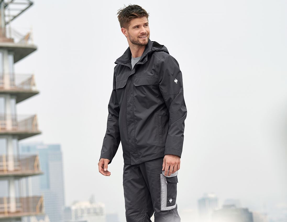 Jacken: Regenjacke e.s.concrete + anthrazit 1