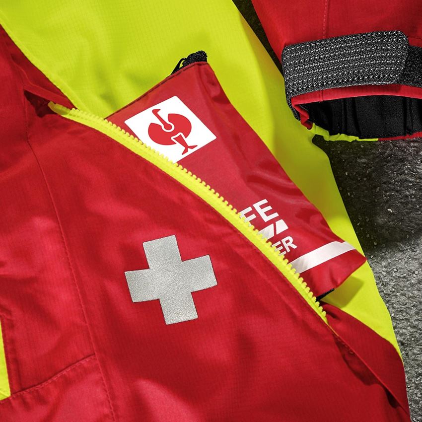 Jacken: e.s. Forst-Regenjacke + warngelb/feuerrot 2
