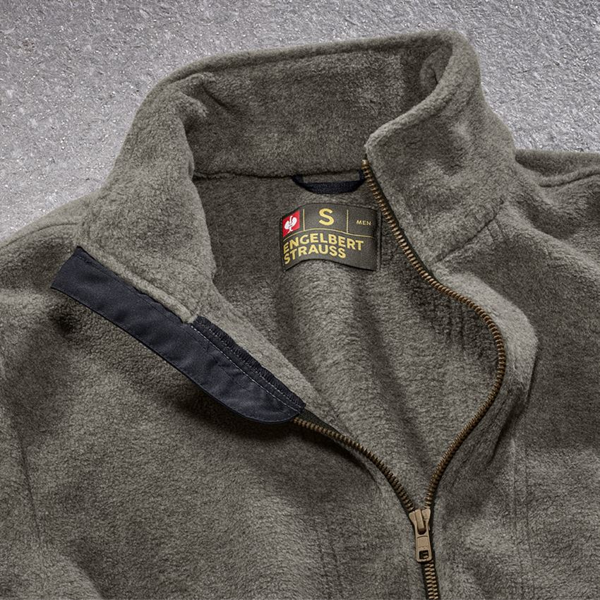 Jacken: Fleecejacke e.s.vintage + tarngrün melange 2