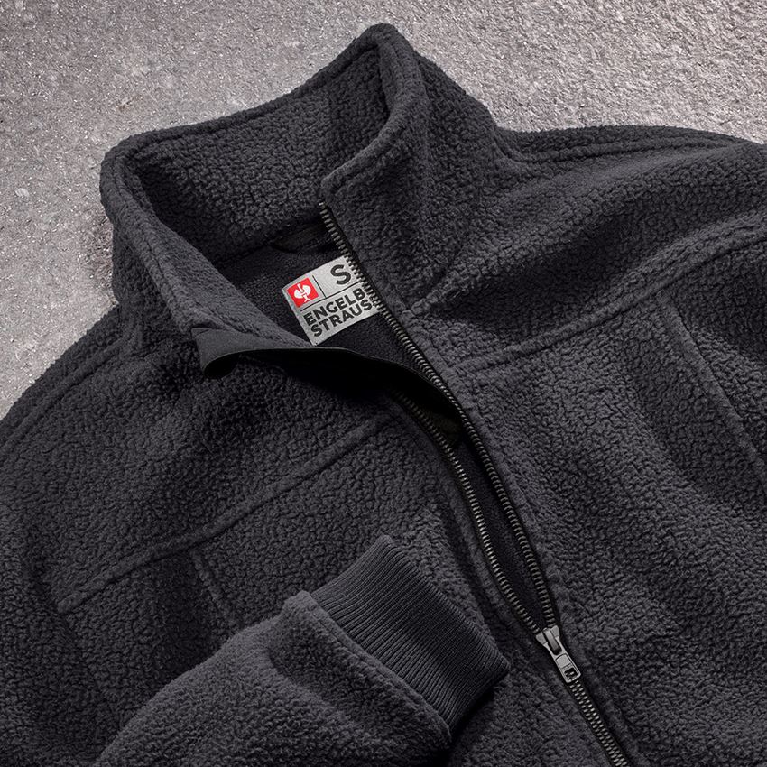 Jacken: Faserpelz Jacke e.s.vintage + schwarz 2