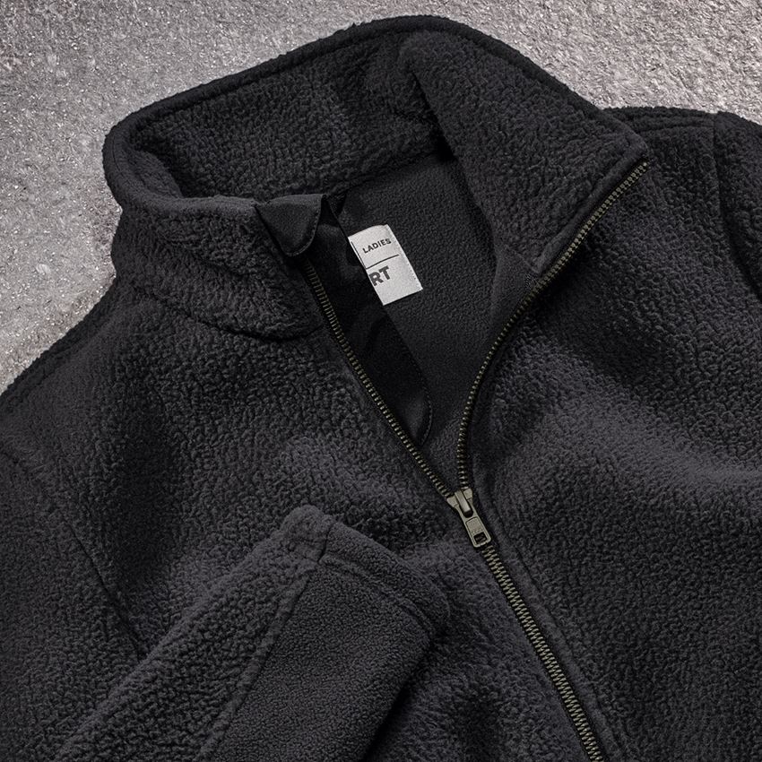 Themen: Faserpelz Jacke e.s.vintage, Damen + schwarz 2