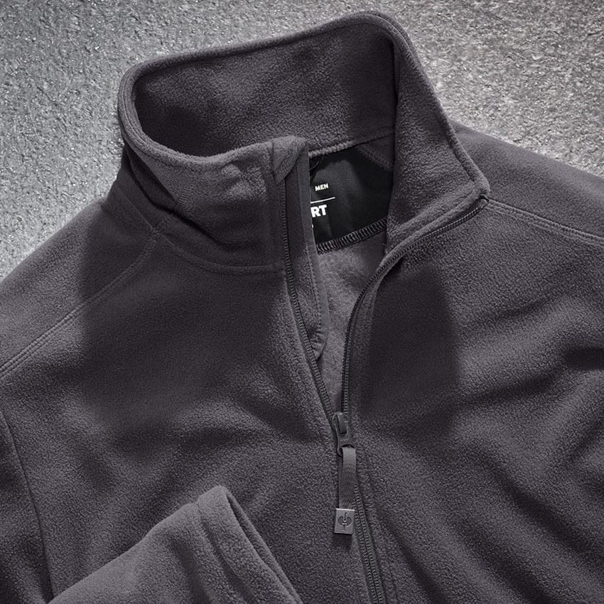 Jacken: e.s. Fleecejacke CI + anthrazit 2