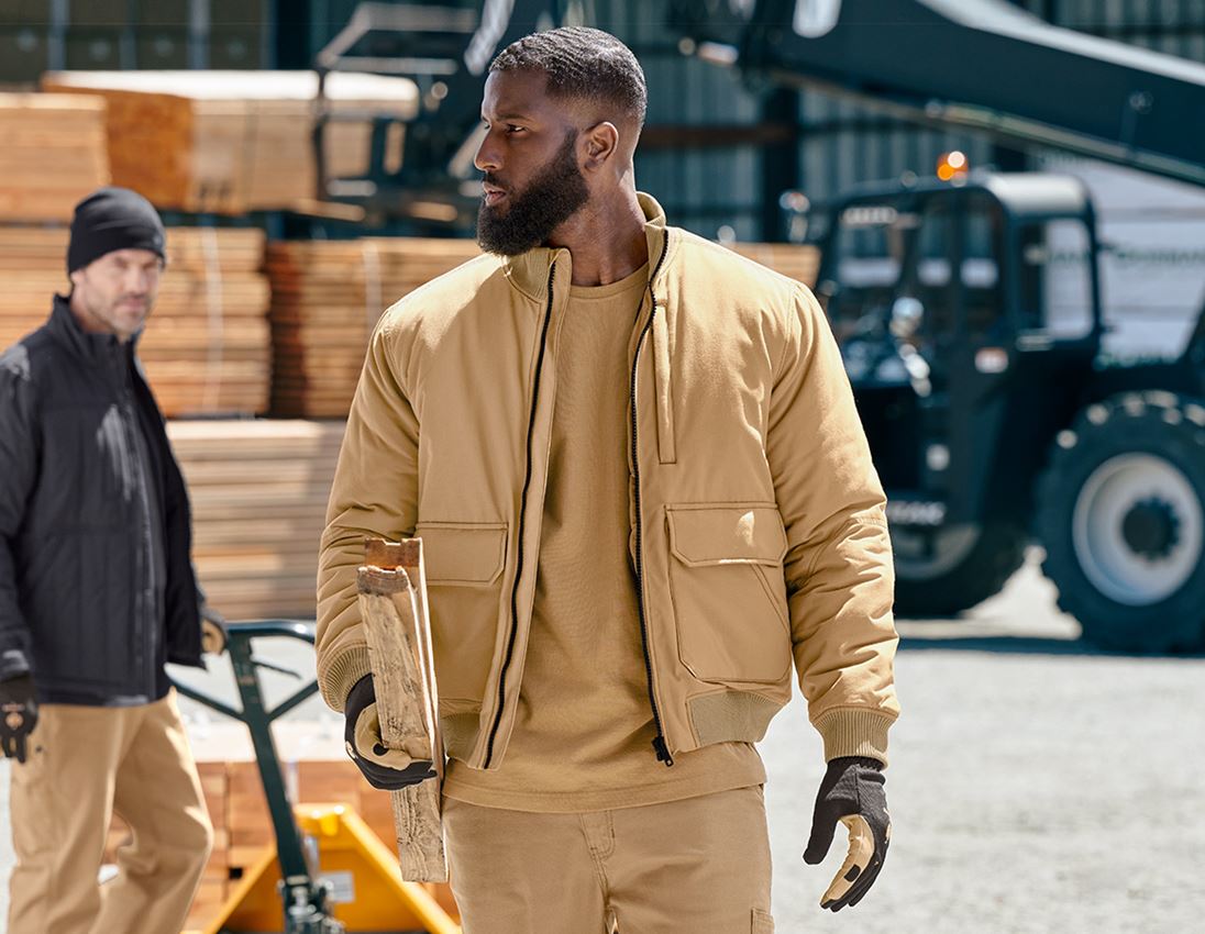 Jacken: Pilotenjacke e.s.iconic + mandelbraun