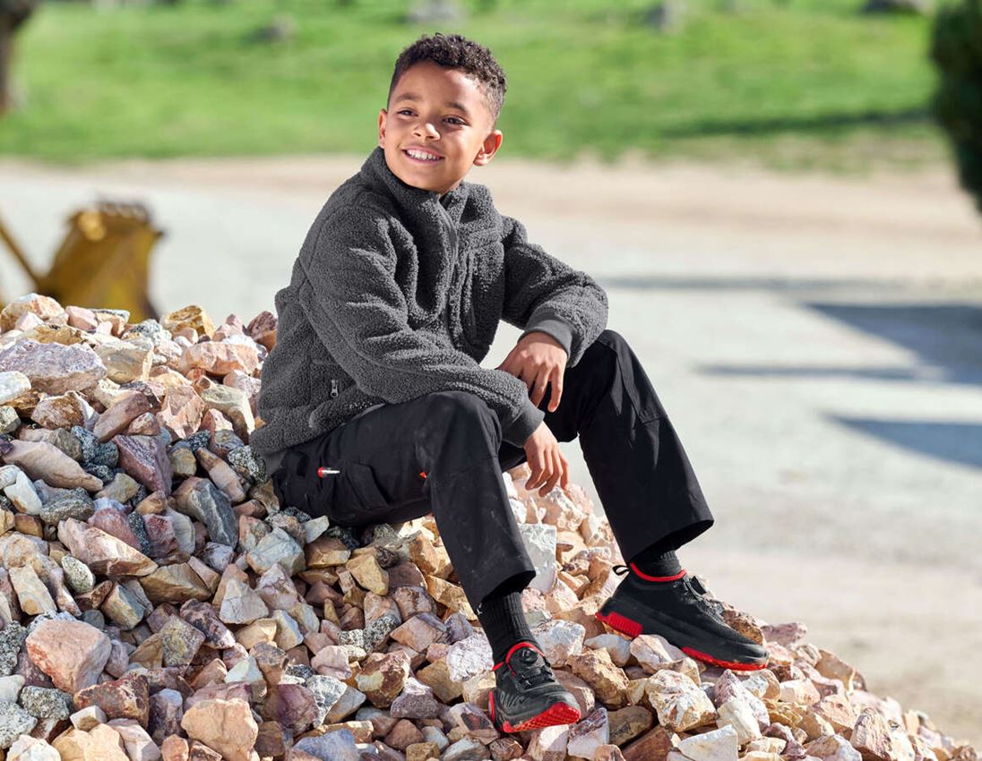 Jacken: Faserpelz Jacke e.s.e:pic, Kinder + carbongrau 2