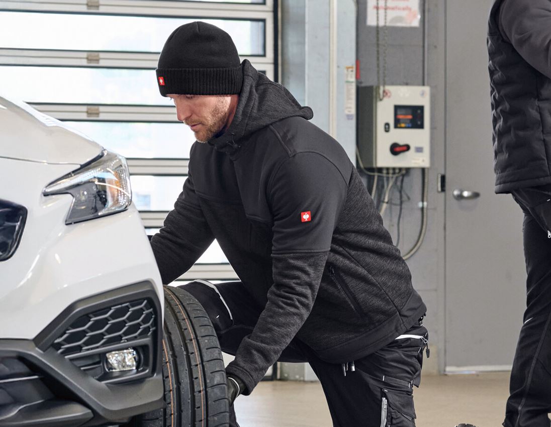 Jacken: e.s. Hybridjacke + schwarz 1