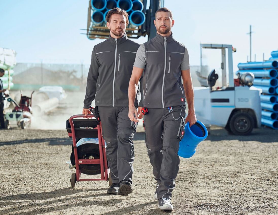 Themen: Softshell Weste e.s.motion 2020 + anthrazit/platin 2
