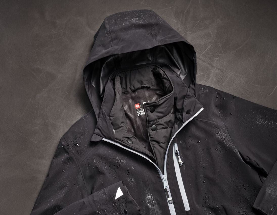 Jacken: 3 in 1 Funktionsjacke e.s.ambition + schwarz/platin 4