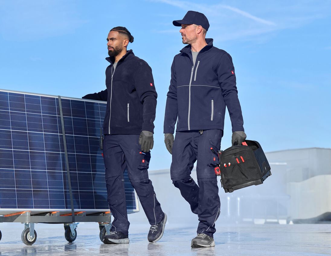 Arbeitsjacken: Jacke double climafoam e.s.line.core + dunkelblau/platin 2
