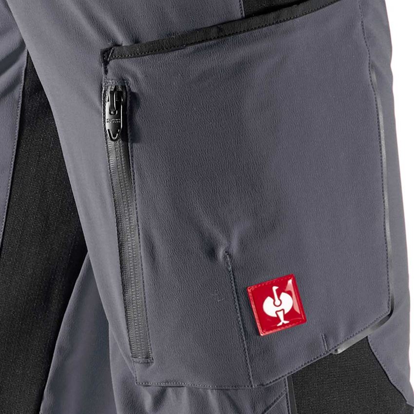 Hosen: Cargohose e.s.vision stretch, Herren + grau/schwarz 2