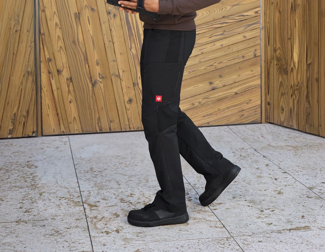 Gartenarbeit: Cargohose e.s.vision stretch, Herren + schwarz 1