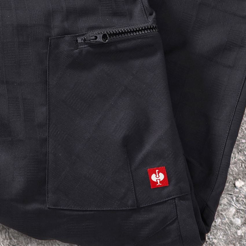 Hosen: e.s. Berufshose pocket, Damen + schwarz 2