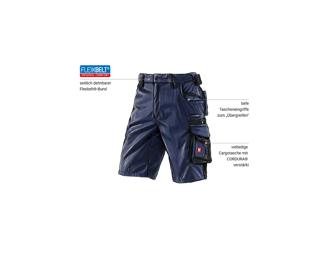 Forstwirte | Landwirte: Short e.s.motion + dunkelblau/schwarz 1