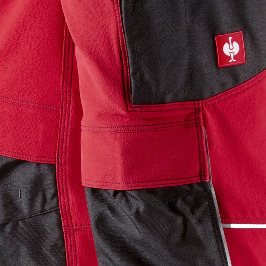 Hosen: Funktions Bundhose e.s.dynashield + feuerrot/schwarz 2