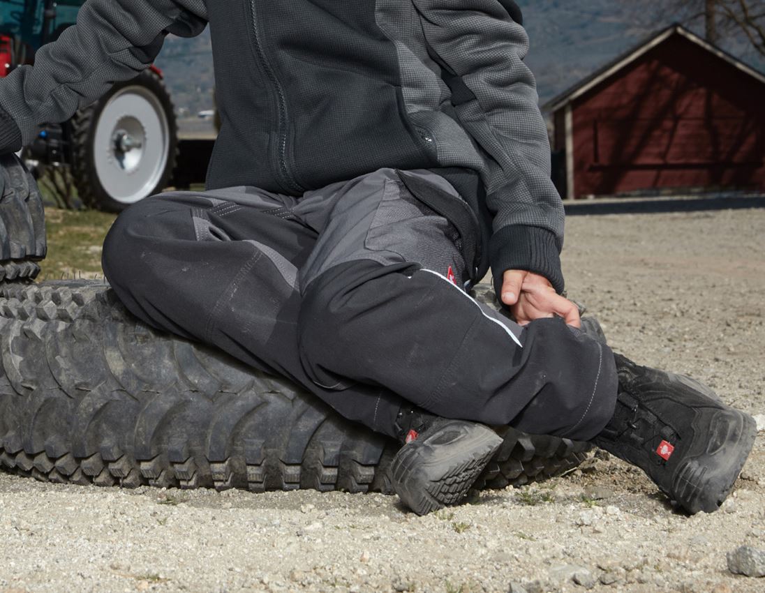 Hosen: Funktions Cargohose e.s.dynashield, Kinder + zement/graphit 1