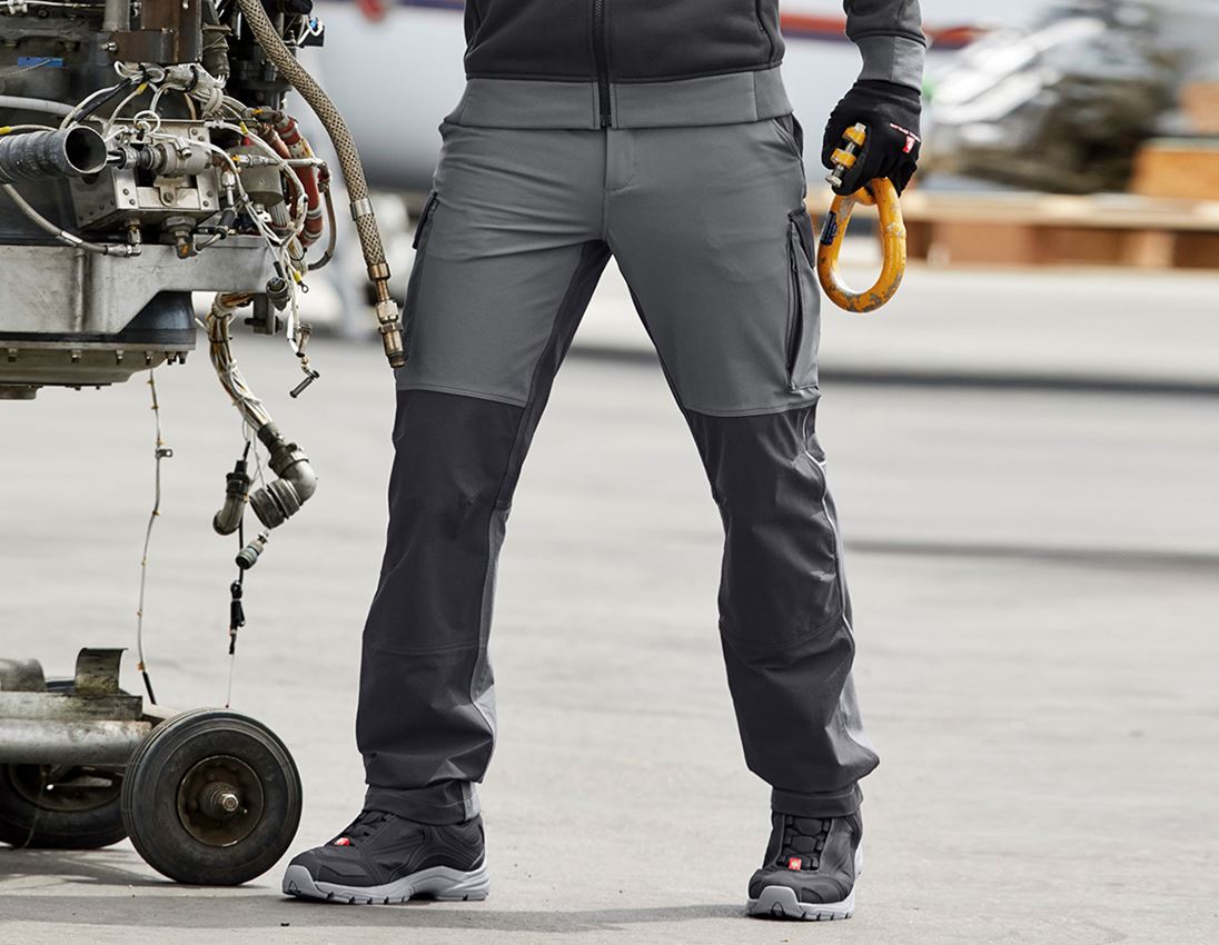 Hosen: Funktions Cargohose e.s.dynashield + zement/graphit 1