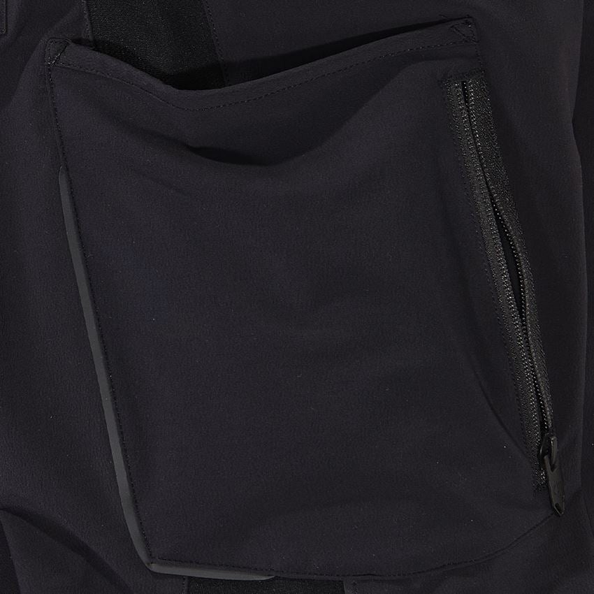 Hosen: Winter Cargohose e.s.vision stretch, Herren + schwarz 2